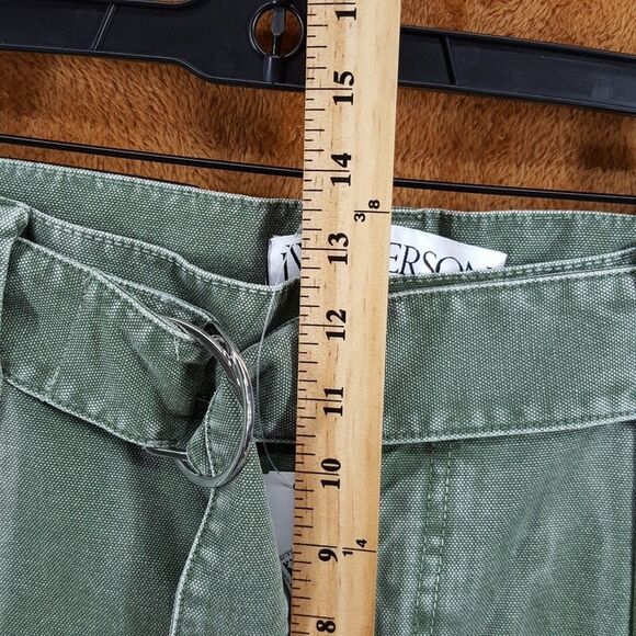 JW ANDERSON Jeans Mens Large Green Wide Leg Cargo Trouser $690 - Picture 10 of 12